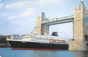 M V Minerva June 7th, 1996 ,London Moore McCormack Line Ship 