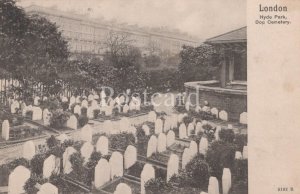 London Postcard - Hyde Park Dog Cemetery  SW20533