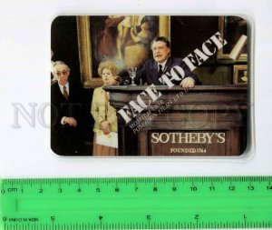 263808 USSR SOVINFILM ADVERTISING film Face to Face Pocket CALENDAR 1989 year