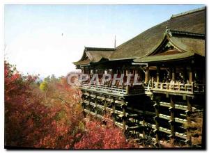 Modern Postcard The Main hall of Kiyomizu Temple, Kyoto