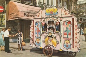 Amsterdam Circus Clown Food Stall Heineken Beer Holland Postcard