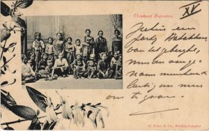 PC OOSTKUST SUMATRA ETHNIC TYPES INDONESIA (A23355)