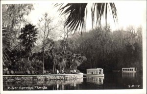 Silver Springs Florida FL Cline 2-E-17 Real Photo Postcard