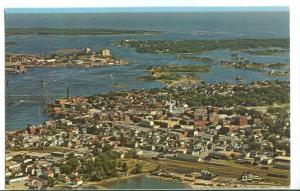 A Section of Portsmouth, New Hampshire, as seen from air