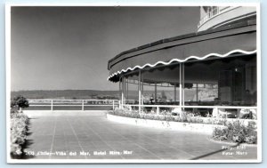 RPPC VINA DEL MAR, Chile ~ HOTEL MIRA - MAR Real Photo Postcard