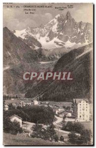 Old Postcard Chamonix Les praz