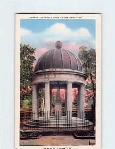 Postcard Andrew Jacksons Tomb At The Hermitage, Nashville, Tennessee