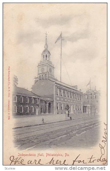 Exterior,  Independence Hall,  Philadelphia,  Pennsylvania,  PU_1906