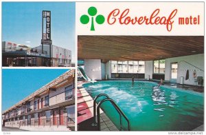 Swimming Pool, Cloverleaf Motel, Alberta, Canada, 40-60s