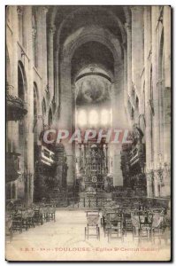 Postcard Old Toulouse Church St Cernin