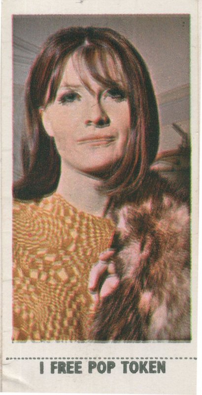 Sandie Shaw Pop Stars Rare 1960s Ice Cream Cigarette Photo Card