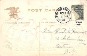 Easter Greetings Butterfly Postcard