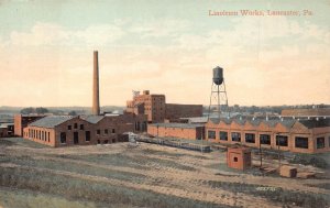 LINOLEUM WORKS LANCASTER PENNSYLVANIA POSTCARD 1909