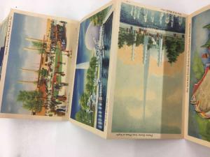 New York Worlds Fair Exhibit Souvenir Folder Antique Postcard K68985