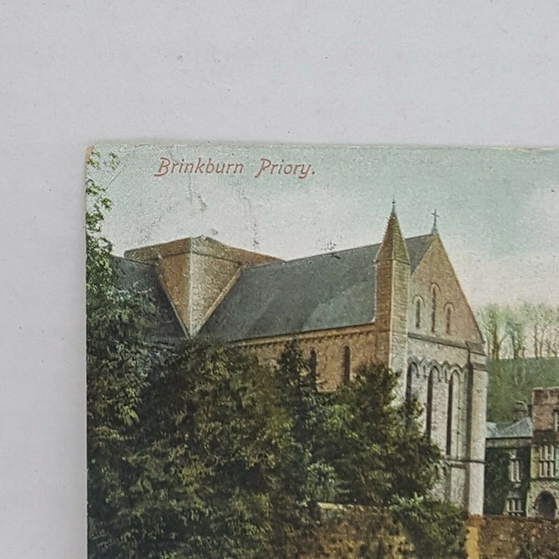 Brinkburn Priory UK Vintage Postcard