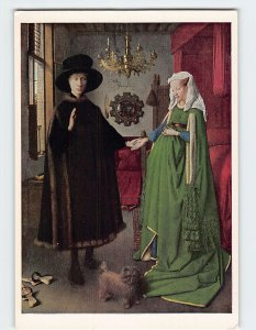 Postcard Arnolfini Portrait By Jan van Eyck, National Gallery, London, England