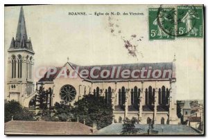 Postcard Old Church Roanne N D Wins