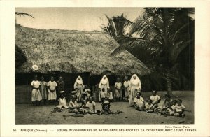 West Africa Dahomey Missionary Sisters Of Our Lady Of Apostles Postcard 08.56 