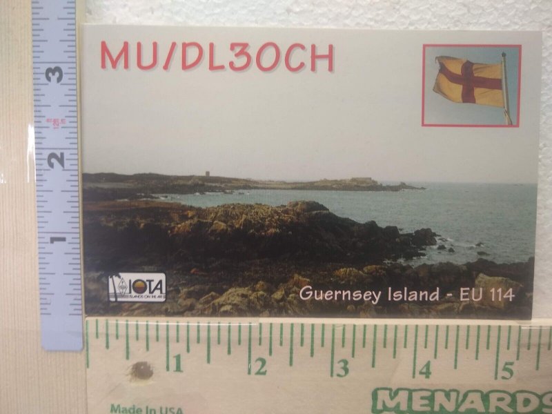 Postcard MU/DL3OCH, Guernsey Island, British Crown Dependencies