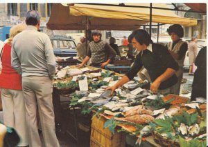 France Postcard - Nice - The Fishmongers - Ref 20184A