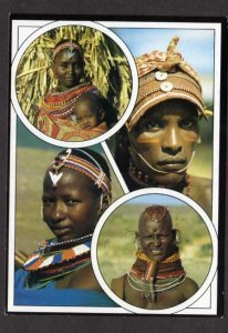 Tribes of Kenya Postcard