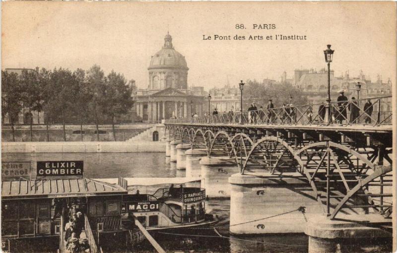 CPA PARIS 6e Le pont des Arts. L'Institut (535524)