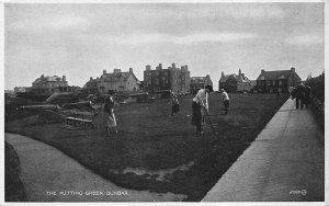 The Putting Green Golfing Golf United Kingdom Postcard