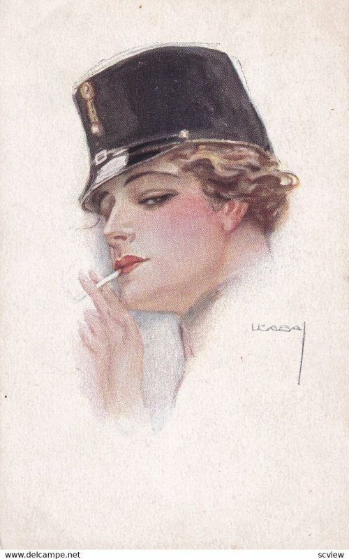 USABOL ; Female Portrait , Smoking , 00-10s