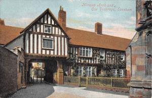 BR69996 norman arch and old vicarage evesham   uk