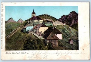 Tarvisio Udine Italy Postcard Sanctuary of Monte Lussari 1900 Posted Antique