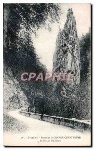 Old Postcard Dauphine Route de La Grande Chartreuse Pic of the poppy