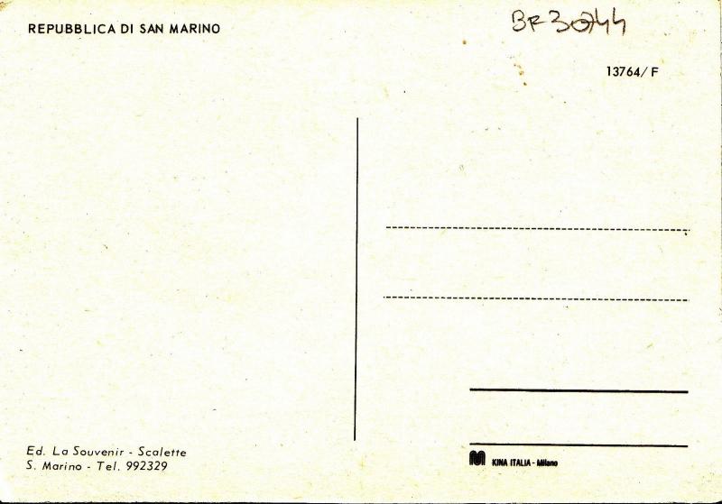 BF30744 san marino cambio della guardia   front/back image