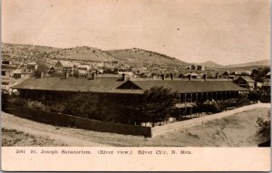 Postcard St. Joseph Sanatorium River View in Silver City, New Mexico