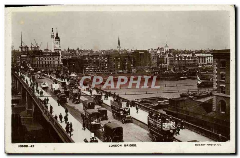 Old Postcard London Bridge