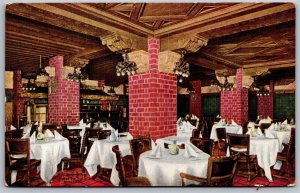 Vtg Chicago Illinois IL Hotel La Salle The German Room Restaurant 1910s Postcard