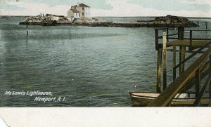 Postcard Early View of Ida Lewis Lighthouse in Newport, RI.         Z9