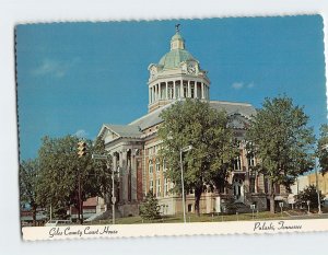 Postcard Giles County Court House, Pulaski, Tennessee