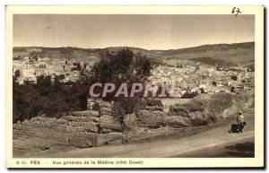 Postcard Old Fez general view of the Medina