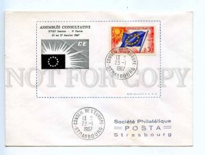 417971 FRANCE Council of Europe 1967 year Strasbourg European Parliament COVER