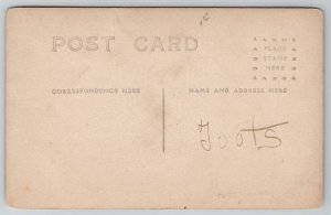 RPPC Two Ladies At Window Studio Prop Real Photo Postcard I47