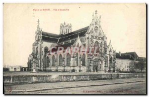 Postcard Old Brou Church Bourg View d & # 39Ensemble