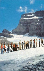 Grinnell Bound Party, Mt. Gould, Glacier National Park c1950s Vintage Postcard