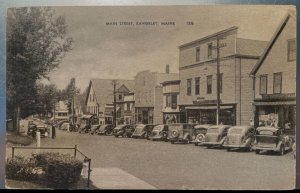 Vintage Postcard 1947 Main Street, Rangeley, Maine (ME)