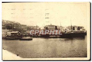 Old Postcard The Algiers Charter Letters pier has