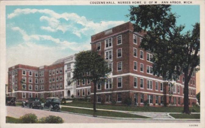 Michigan Ann Arbor Couzens Hall Nurses Home University Of Michigan 1934