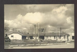 RPPC LONGMONT COLORADO CORONADO COURT MOTEL REAL PHOTO POSTCARD