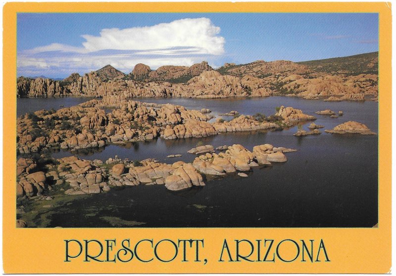 US  Unused. Prescott,  Arizona. Granite Dells-Watson Lake.  Beautiful.