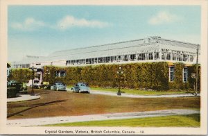 Crystal Gardens Victoria BC British Columbia Unused Peco Postcard F31