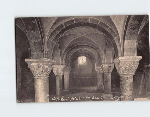 Postcard Crypt St. Peters in the East Church Oxford England