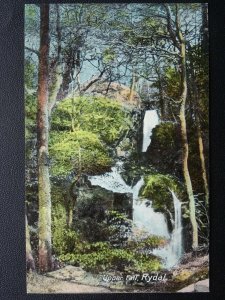 Cumbria RYDAL Upper Fall - Old Postcard by B.B. No.A32